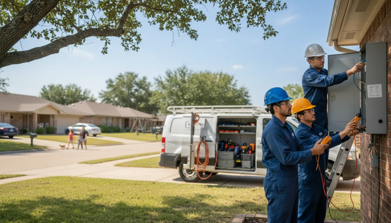 Certified electrician providing emergency electrical services in Lake George, MN